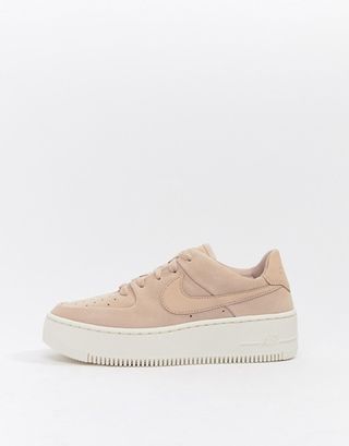 Nike + Air Force 1 Sage Trainers in Pink