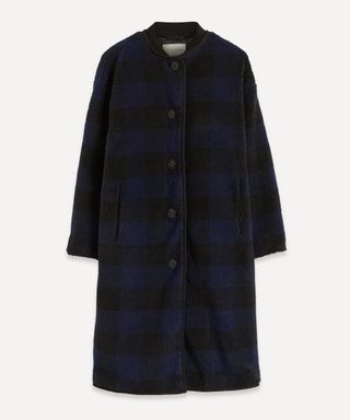 Stine Goya + Beth Gingham Fleece Coat