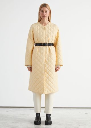 & Other Stories + Quilted Banana Sleeve Coat