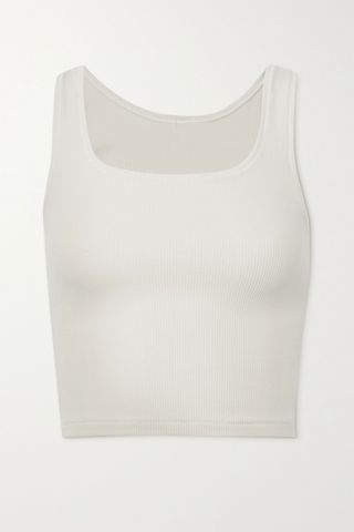 Skims + Cotton Collection Ribbed Cotton-Blend Jersey Tank