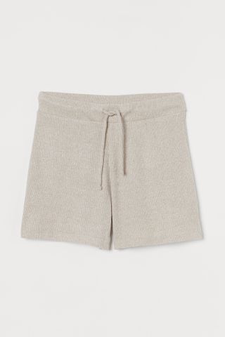 H&M + Ribbed Knit Shorts
