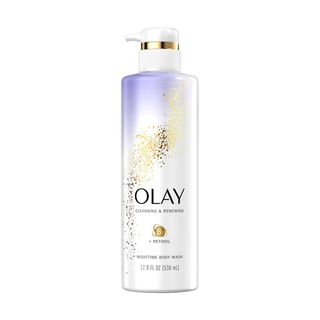 Olay + Cleansing & Renewing Nighttime Body Wash With Retinol