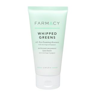 Farmacy Beauty + Whipped Greens: Oil-Free Foaming Cleanser With Moringa and Papaya