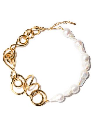 Completedworks + Who’s in Charge? Pearl and Gold-Vermeil Necklace