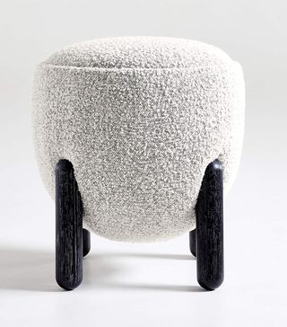 Crate and & + Borrego Small Round Ottoman