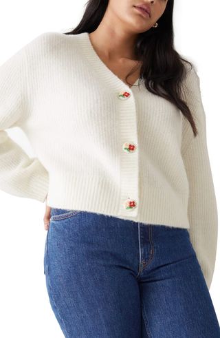 & Other Stories + Flower Button Cardigan