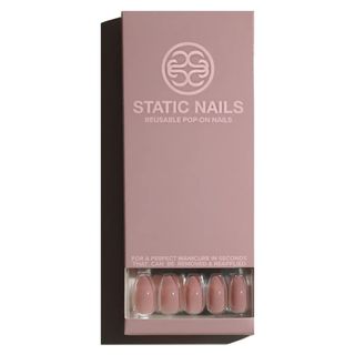 Static Nails + Coffin Pop-On Reusable Manicure Set