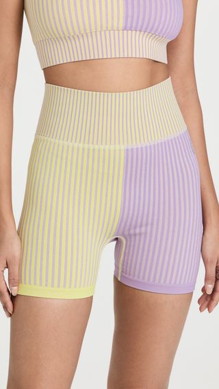 FP Movement + Stripe Mixing Shorts