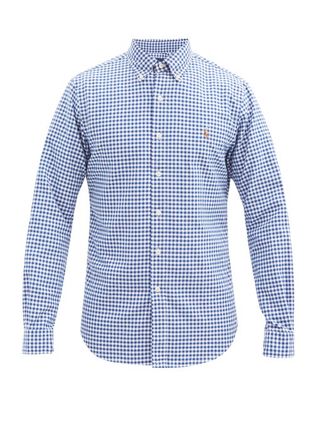 Polo Ralph Lauren + Slim-Fit Gingham Cotton Shirt