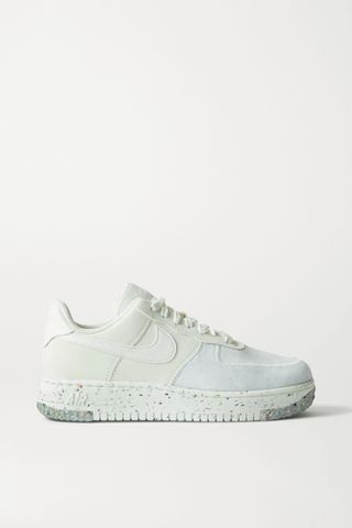 Nike + Air Force 1 Crater Faux Leather and Mesh Sneakers
