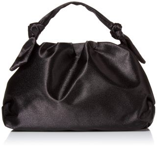 The Drop + Satin Knotted Handle Bag