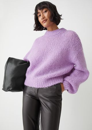 & Other Stories + Oversized Wool Knit Sweater