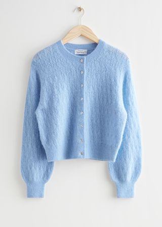 & Other Stories + Heart Button Knit Cardigan