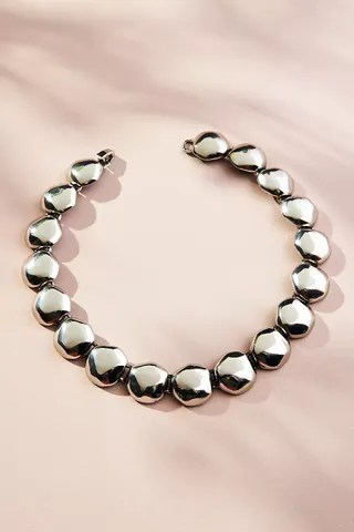 By Anthropologie + Flattened Ball Collar Necklace