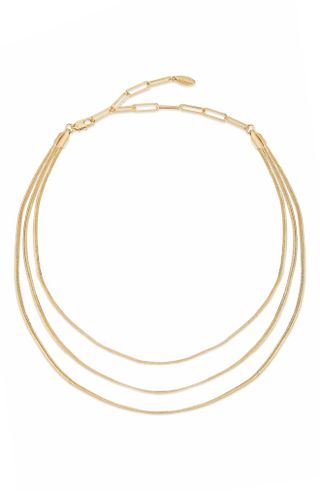 Ettika + Triple Layered Flex Necklace