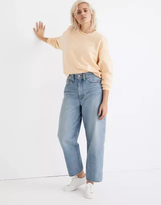 Madewell + Balloon Jeans in Datewood Wash