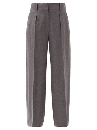 The Row + Philly Cashmere Wide-Leg Trousers