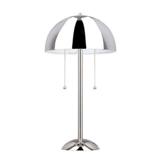 Rivet + Metal Dome-Shaped Table Lamp
