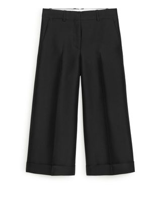 Arket + Cropped Lyocell Blend Trousers