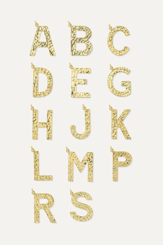 Jennifer Meyer + Letter 18-Karat Gold Necklace