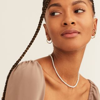 Mejuri + Essential Pearl Necklace - $395