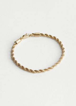 & Other Stories + Twisted Rope Chain Bracelet