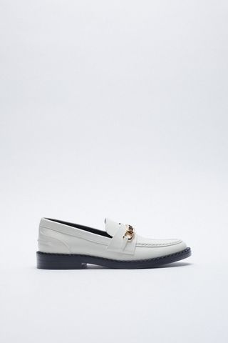 Zara + Chain Loafers
