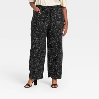 Who What Wear x Target + Wide Leg Pant