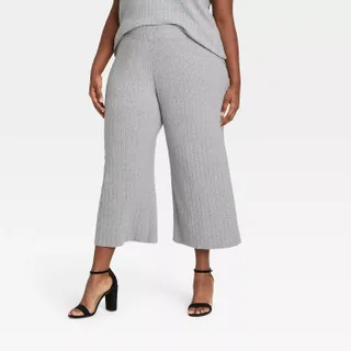 Who What Wear x Target + High-Rise Wide Leg Lounge Pants