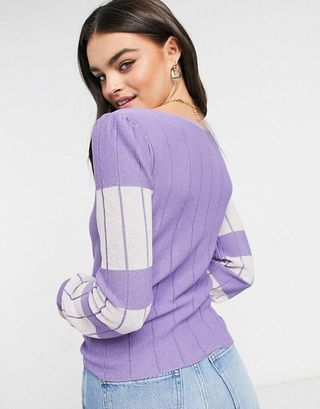 Y.A.S + Knit Co-Ord in Purple