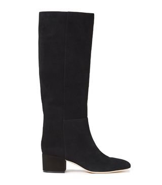 Sergio Rossi + Suede Knee Boots