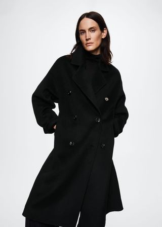 Mango + Handmade Oversized Wool Coat