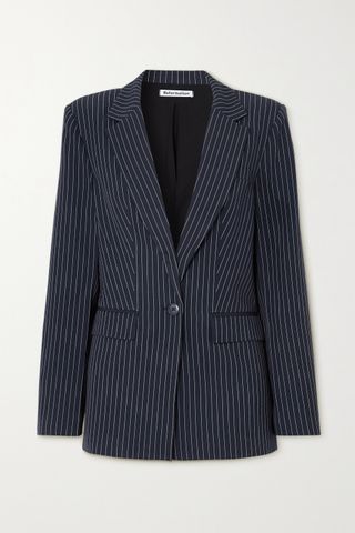 Reformation + Dama Pinstripe Cady Blazer