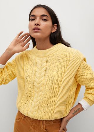 Mango + Knit Cotton Sweater