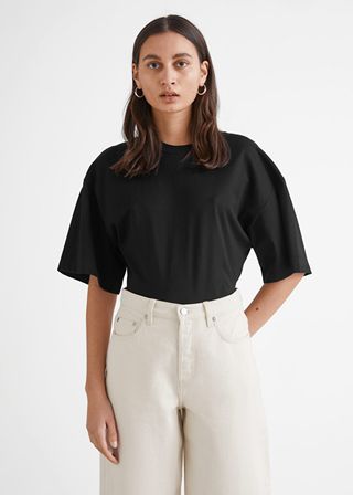 & Other Stories + T-Shirt Sleeve Bodysuit