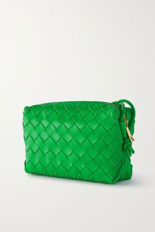 Bottega Veneta + Loop Mini Intrecciato Leather Shoulder Bag