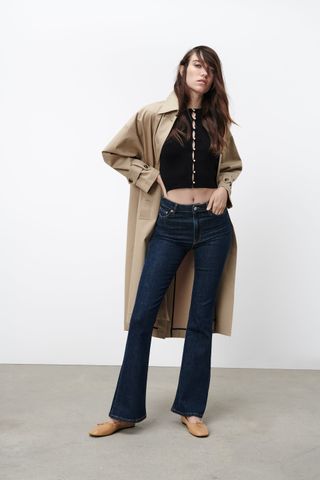 Zara + Pearl Button Jacket