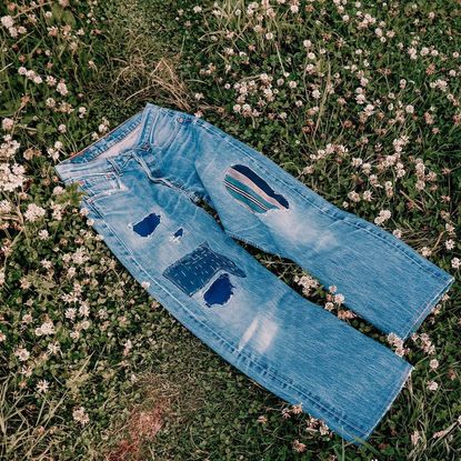 Patchwork Denim Is the Trend Huge Designers Are Revisiting | Who What Wear