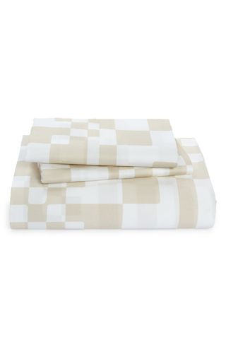 Dusen Dusen + Check Cotton Sateen Sheet Set