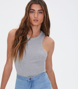 Forever 21 + Cotton-Blend Tank Top