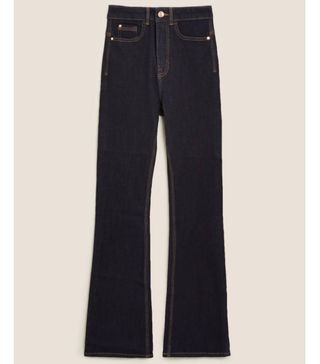 Marks and Spencer + Magic Shaping High Waisted Slim Flare Jeans