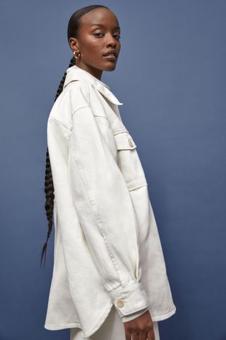 H&M + Twill Shirt Jacket