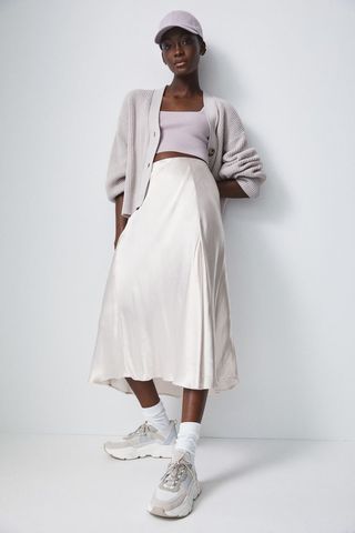H&M + Slip Skirt
