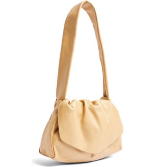 Topshop + Ruched Leather Bag