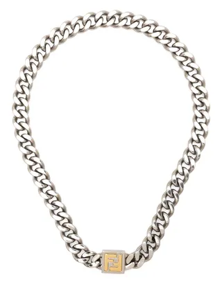 Fendi + Monogram Chain Necklace