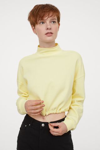 H&M + Drawstring Sweatshirt