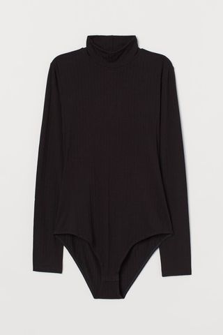 H&M + Ribbed Turtleneck Body