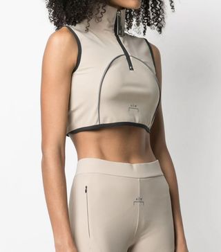 A-Cold-Wall + Zipped Vest Crop Top
