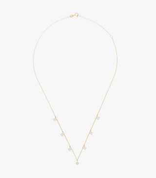 Dana Rebecca Designs + 14K Yellow Gold Ava Bea Station Diamond Necklace