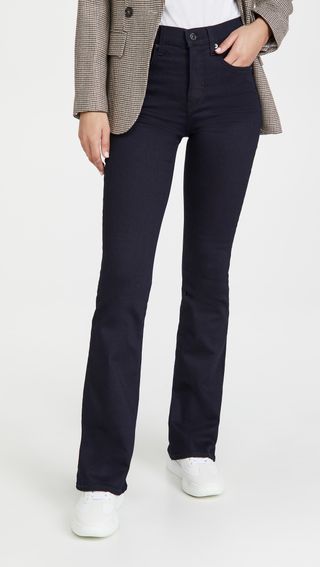 Veronica Beard Jean + Beverly High Rise Skinny Flare Jeans